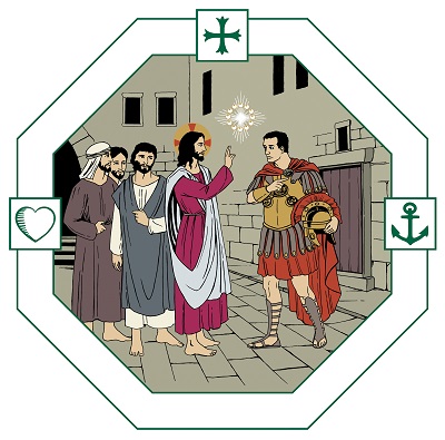 Jumalanpalvelus- Jeesus herättää uskon Jeesus, sadanpäämies ja opetuslapset