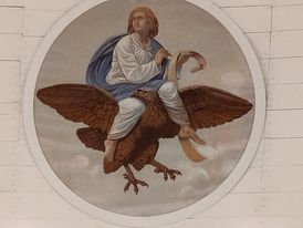 Apostoli Johanneksen päivän jumalanpalvelus Pälkäneen kirkon apostoli Johannes