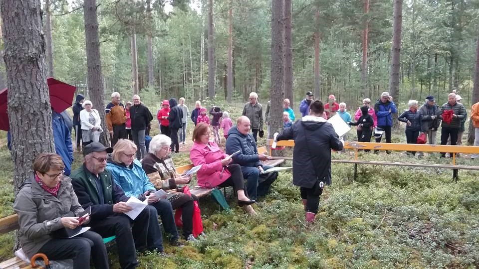 Metsäkirkko Kuohijoella noin v. 2015