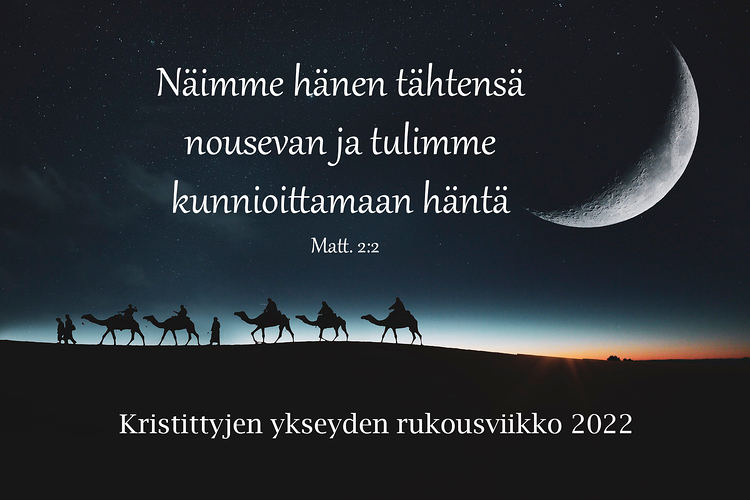 Kristittyjen ykseyden ekumeenisen rukousviikon rukoushetki Tähti