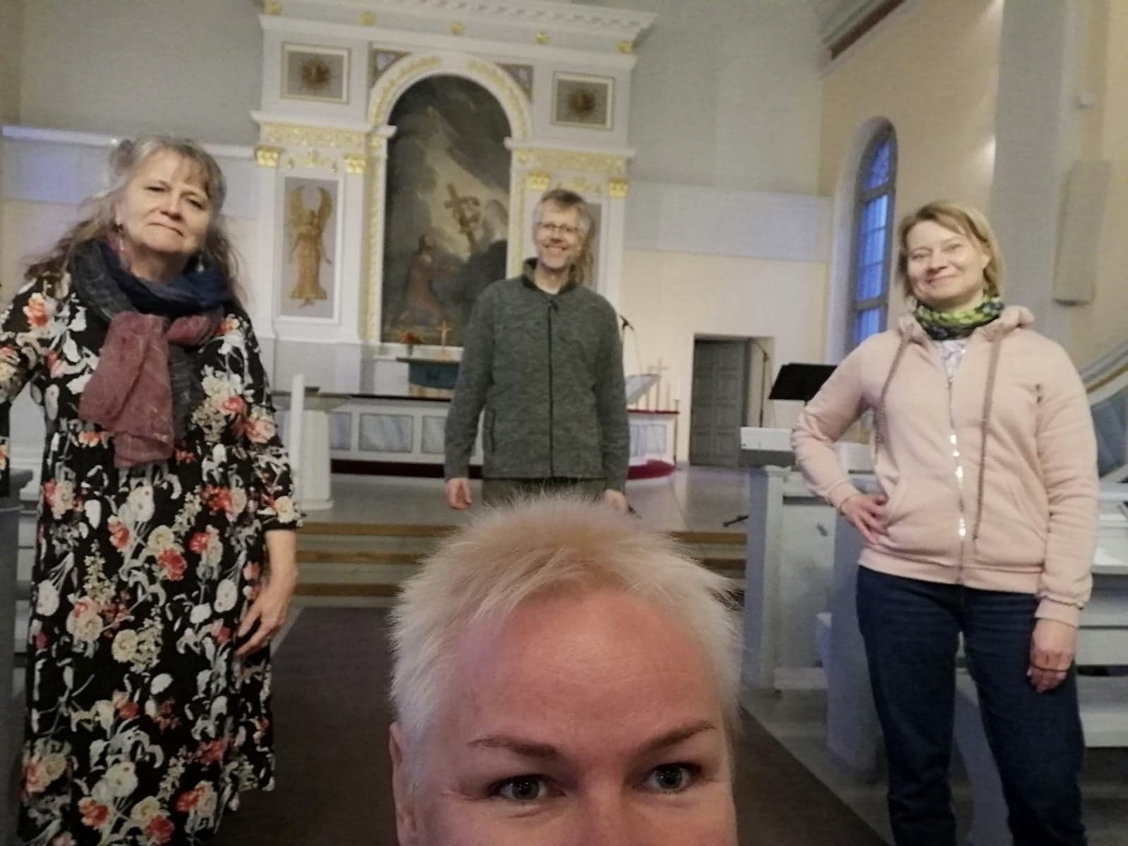 Marja-Liisa, Päivi, Janne ja Sirpa-Liisa